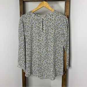 LOFT Floral Print Women's Top Size XS